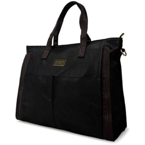 Badgley Mischka -Rose Vegan Leather Tote Weekender CarryOn, bag, duffle bag New - Picture 6 of 10